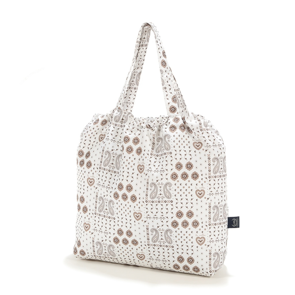 Shopper Bag L BANDANA CREAM