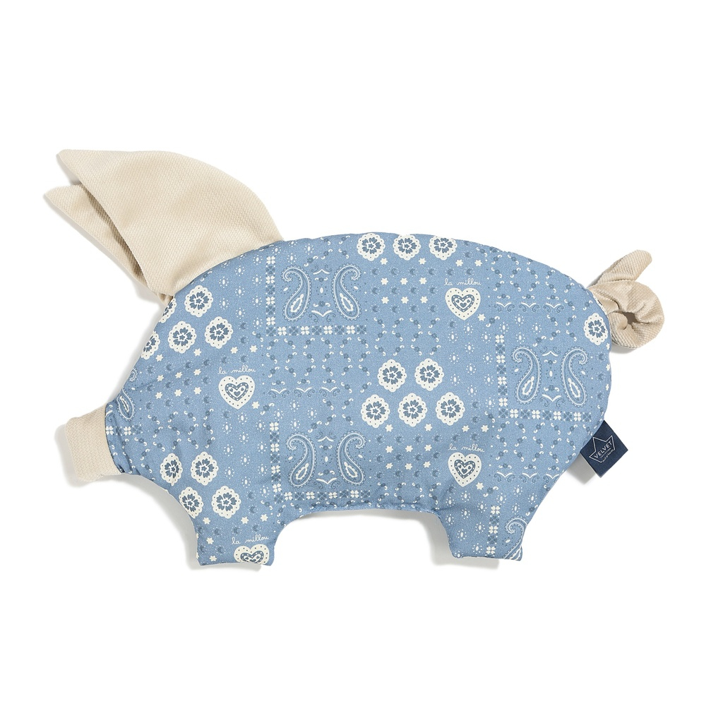 Kopfkissen Sleepy Pig Velvet BANDANA DENIM