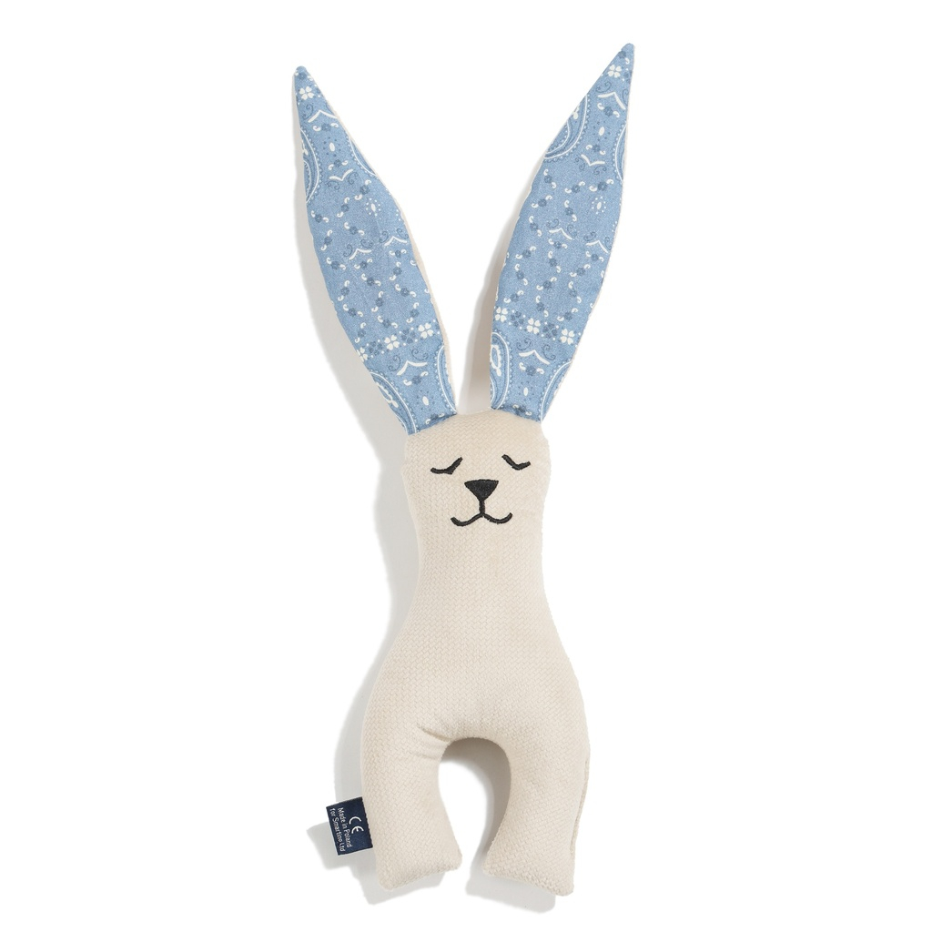 Velvet Bunny Cuddly Toy BANDANA DENIM
