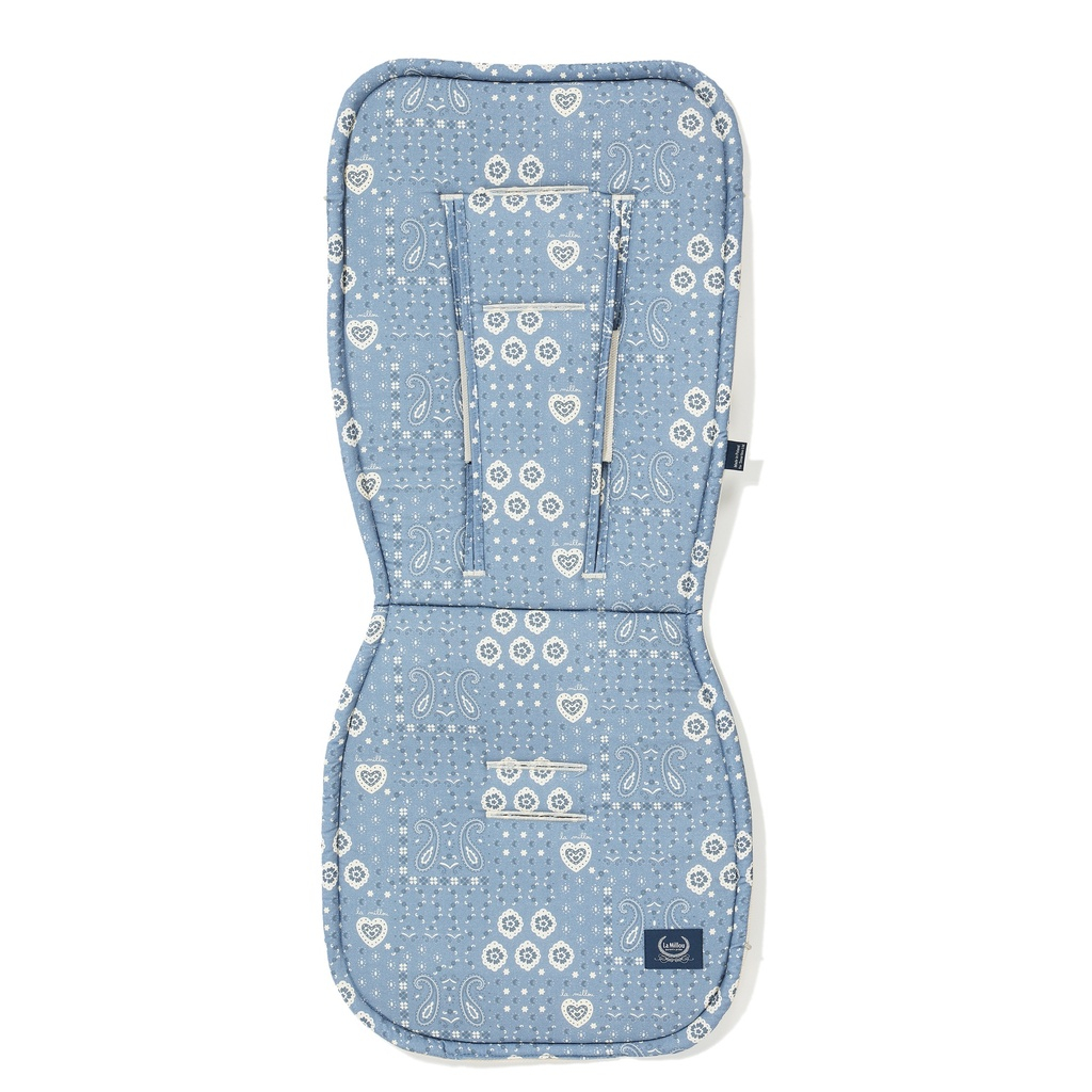 Stroller Seat Liner Cotton Velvet Multi BANDANA DENIM