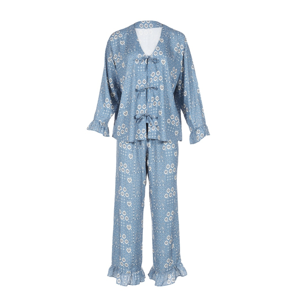 Piżama bambusowa BANDANA DENIM