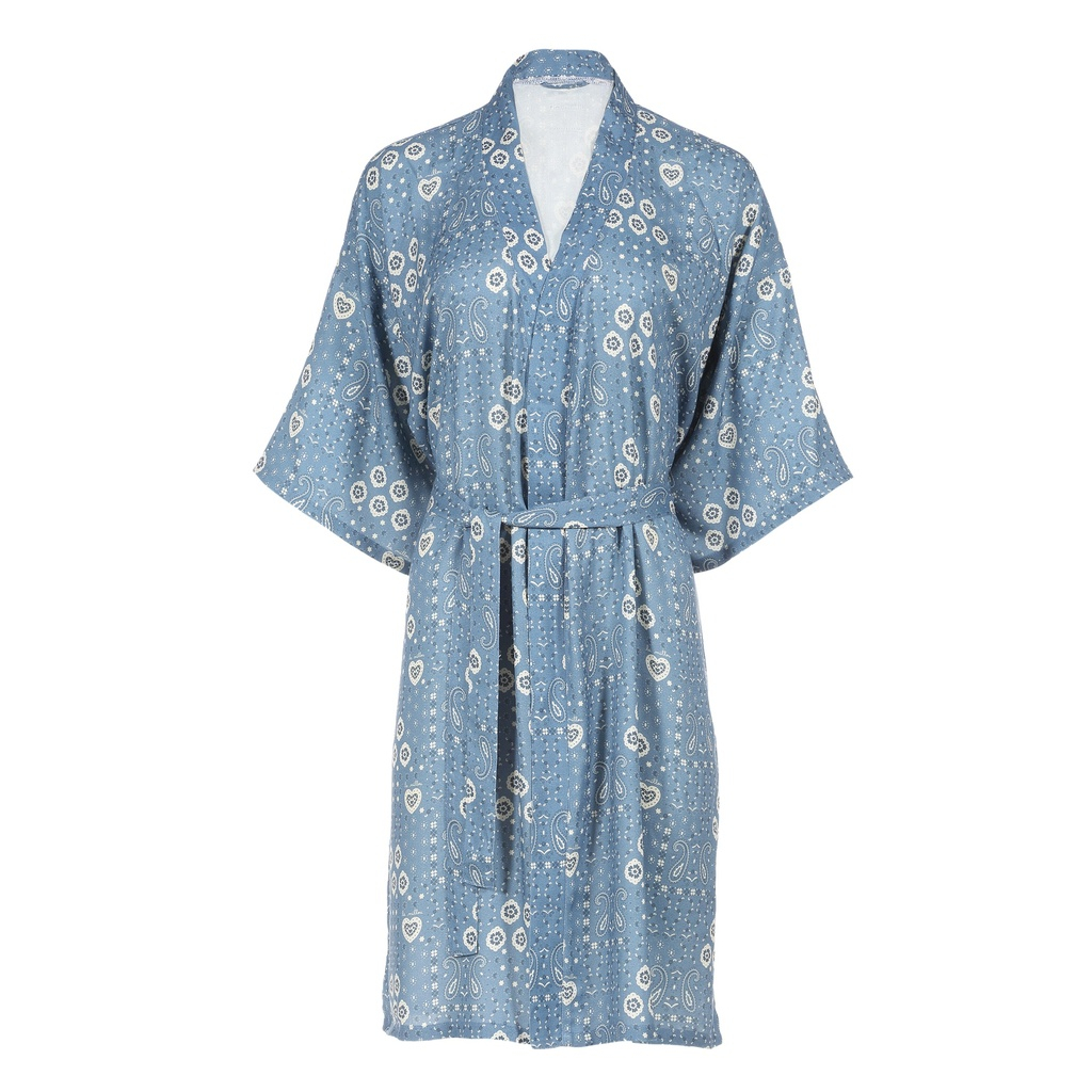 Bamboo Kimono BANDANA DENIM