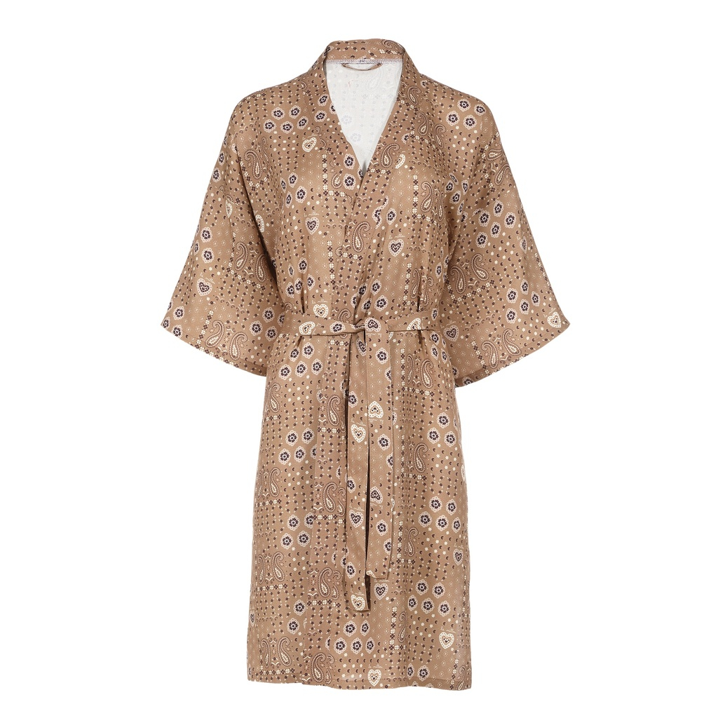 Bamboo Kimono BANDANA MOCCA