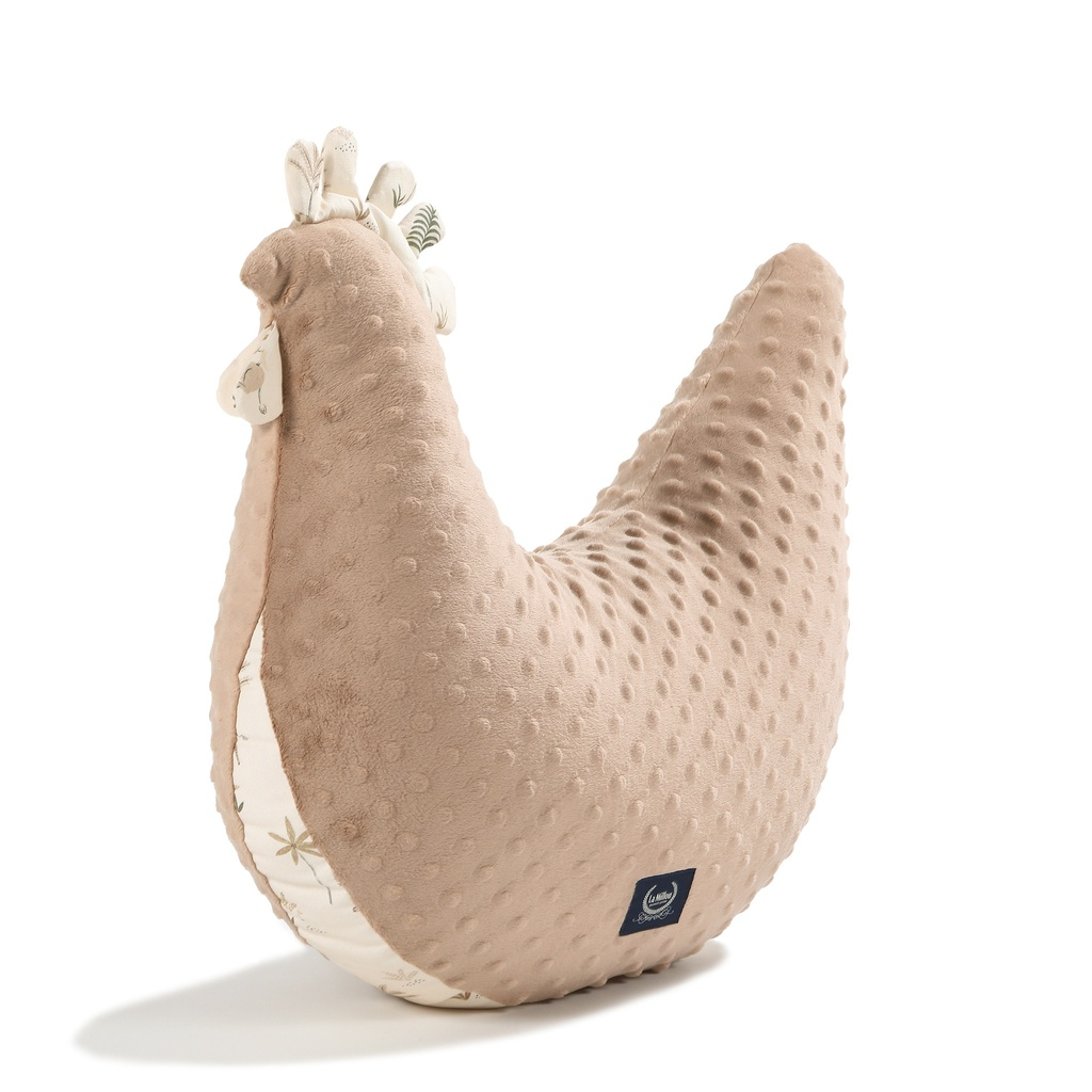 Grandma Dana's Hen Pillow Minky LITTLE SAVANNAH