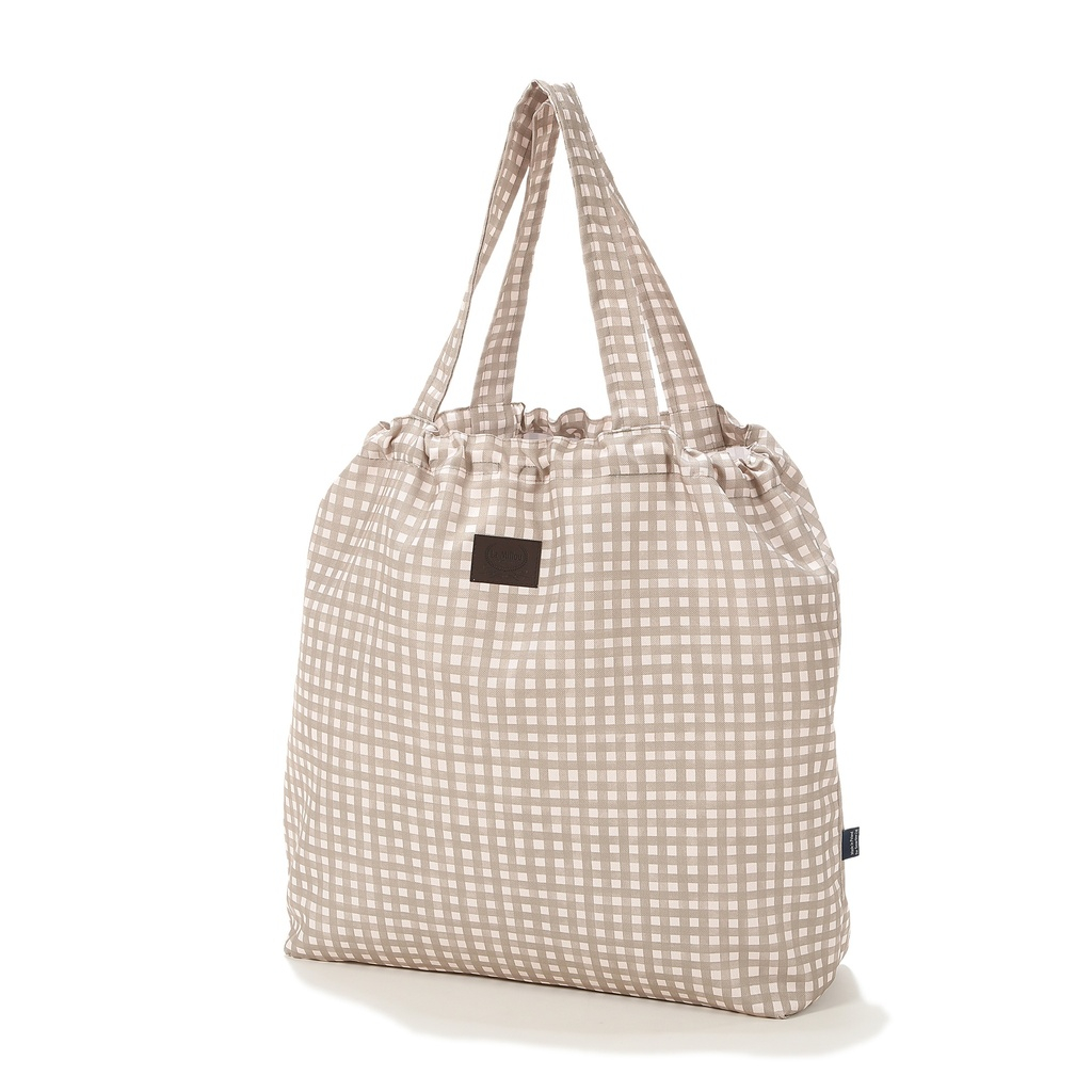 Shopper Bag L BEIGE VICHY