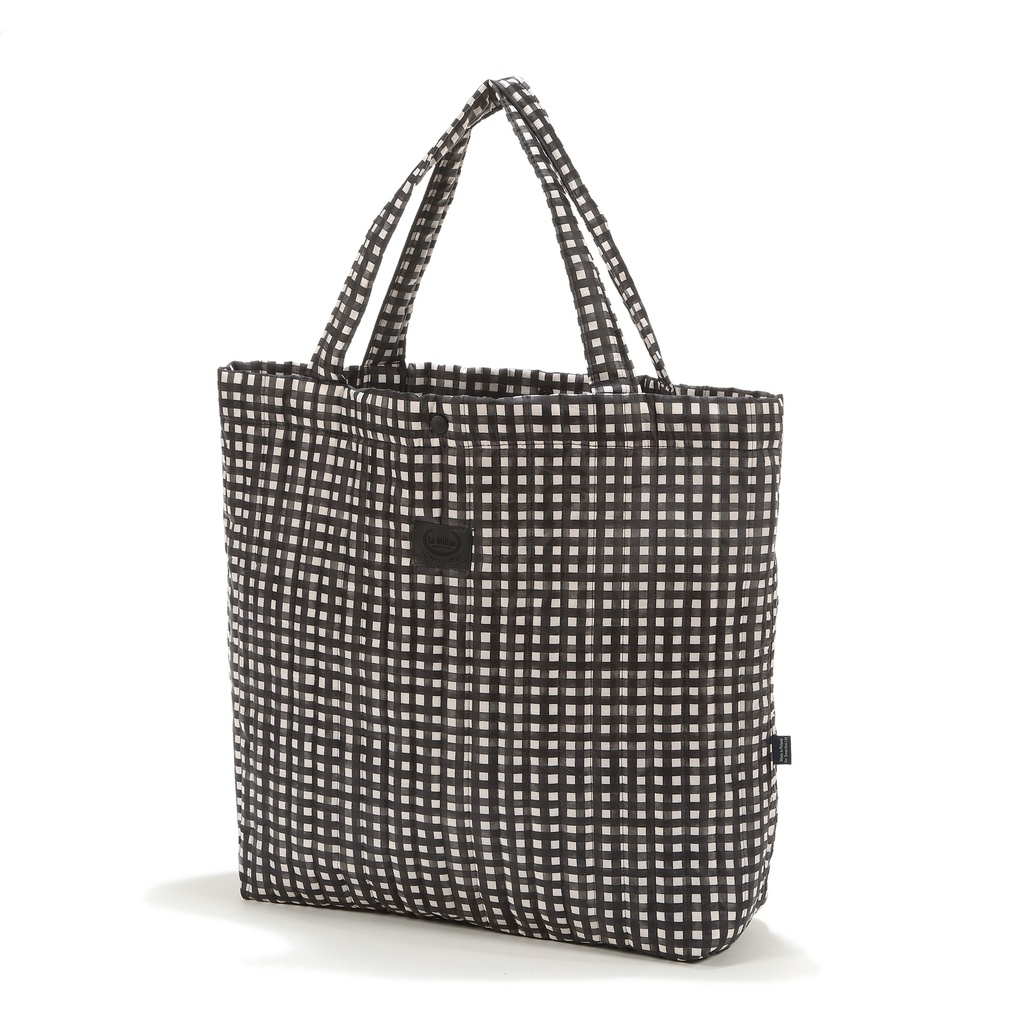 Torba Shopper Bag Ortalion BLACK VICHY