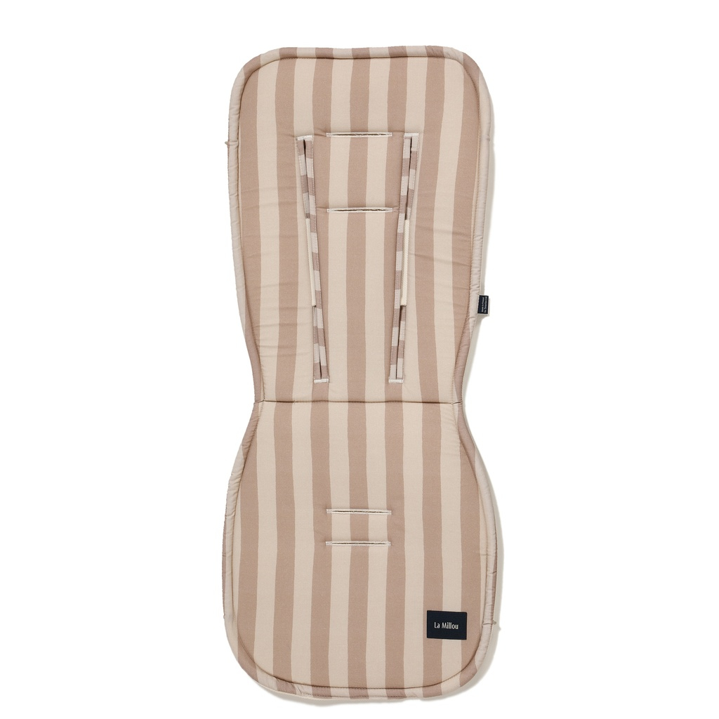 Wkładka do wózka Bawełna Velvet Multi STRIPES BEIGE
