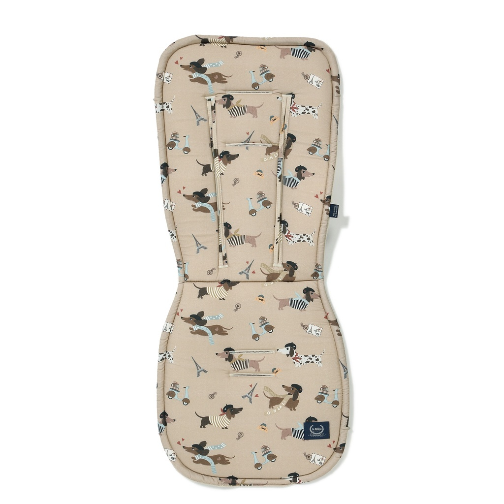 Wkładka do wózka Bawełna Velvet Multi PIERRE THE DOG