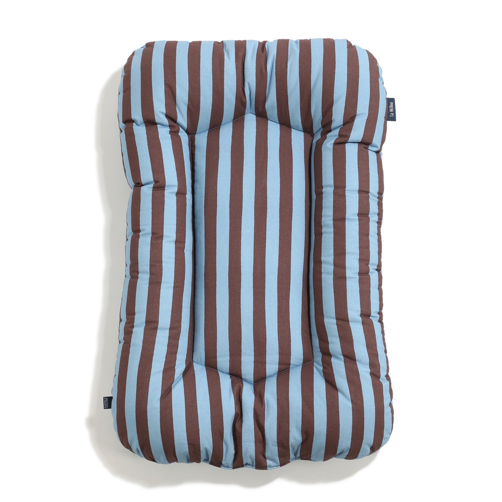 Baby Nest Cotton Velvet STRIPES BLUE