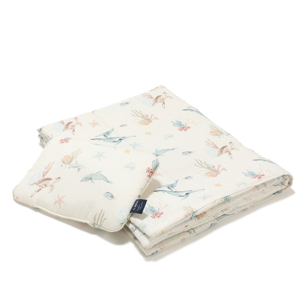 Bamboo Bedding Set SEAWORLD by Magdalena Lamparska