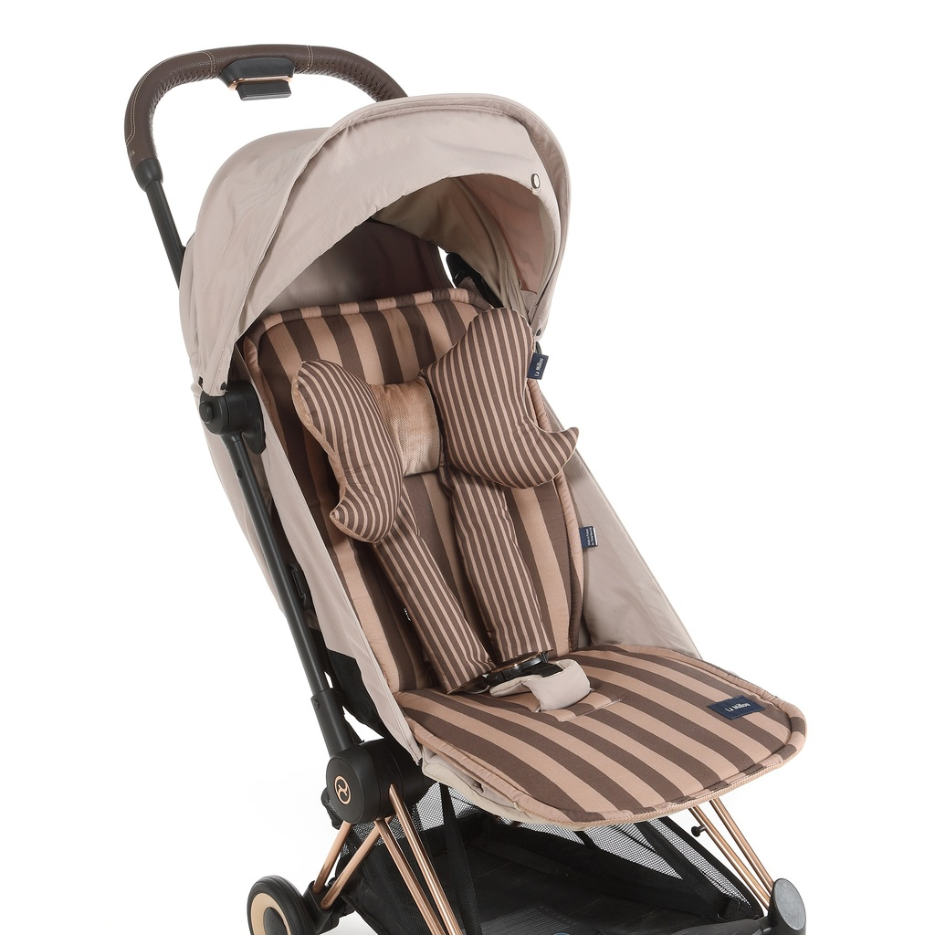 Conjunto para cochecito STRIPES BROWN