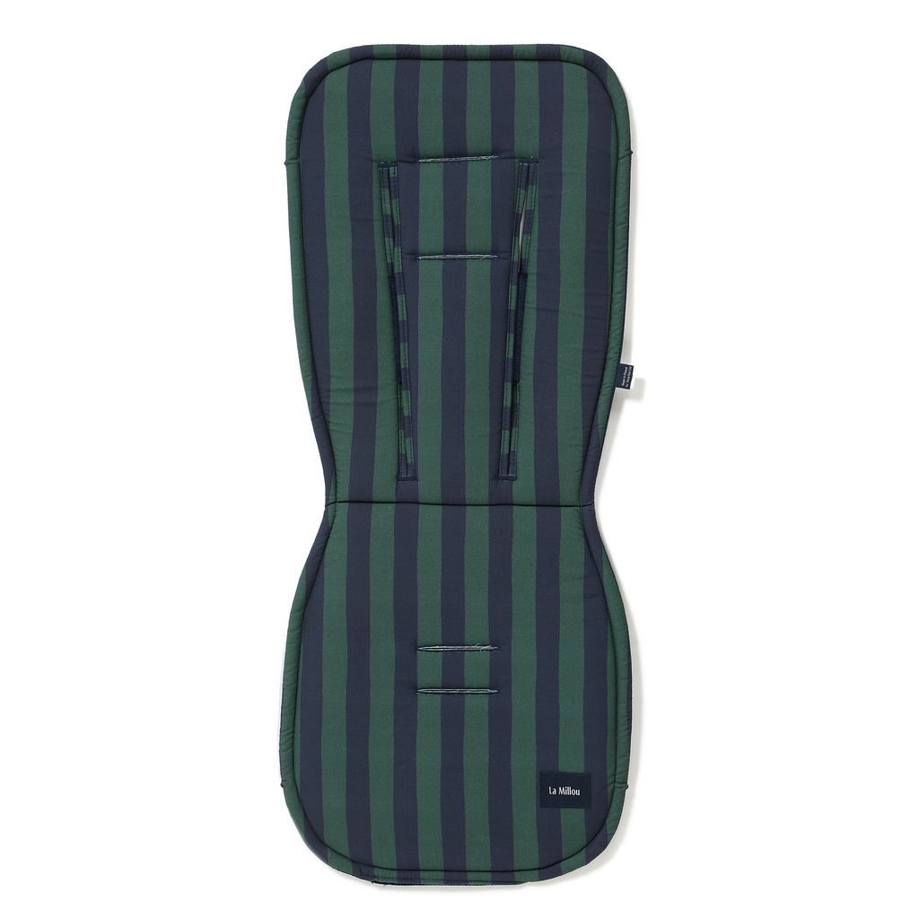 Colchoneta para cochecito Algodón Velvet Multi STRIPES GREEN