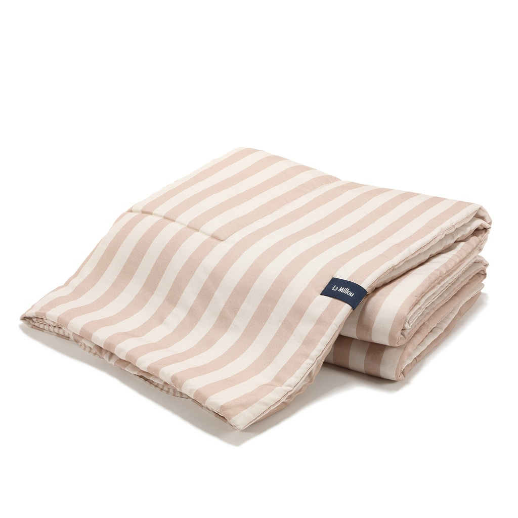 Bamboo Duvet STRIPES BEIGE