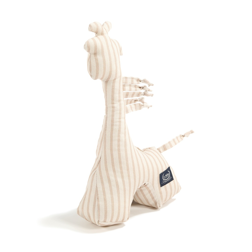 Hochets Girafe Coton STRIPES BEIGE