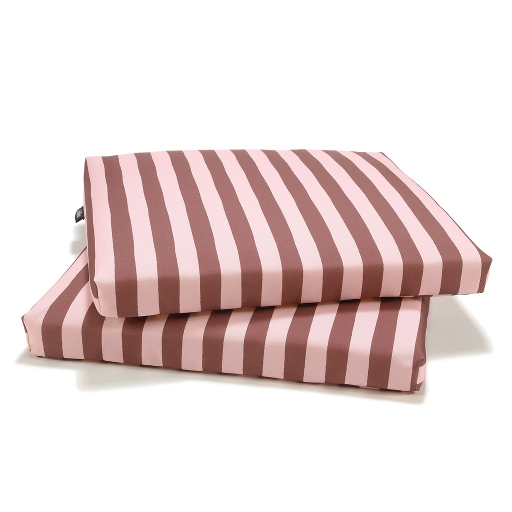  Outdoor seat cushion set STRIPES PINK