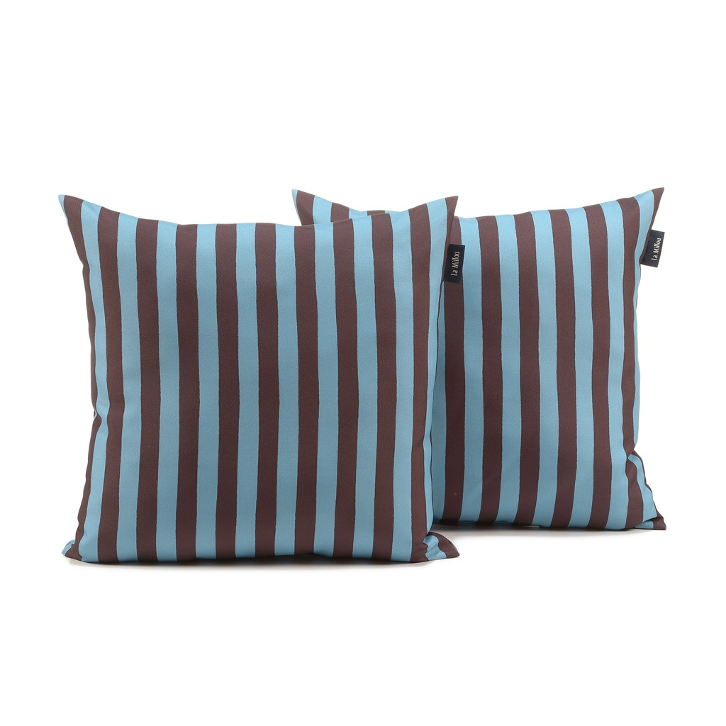 Gartenkissen Set STRIPES BLUE
