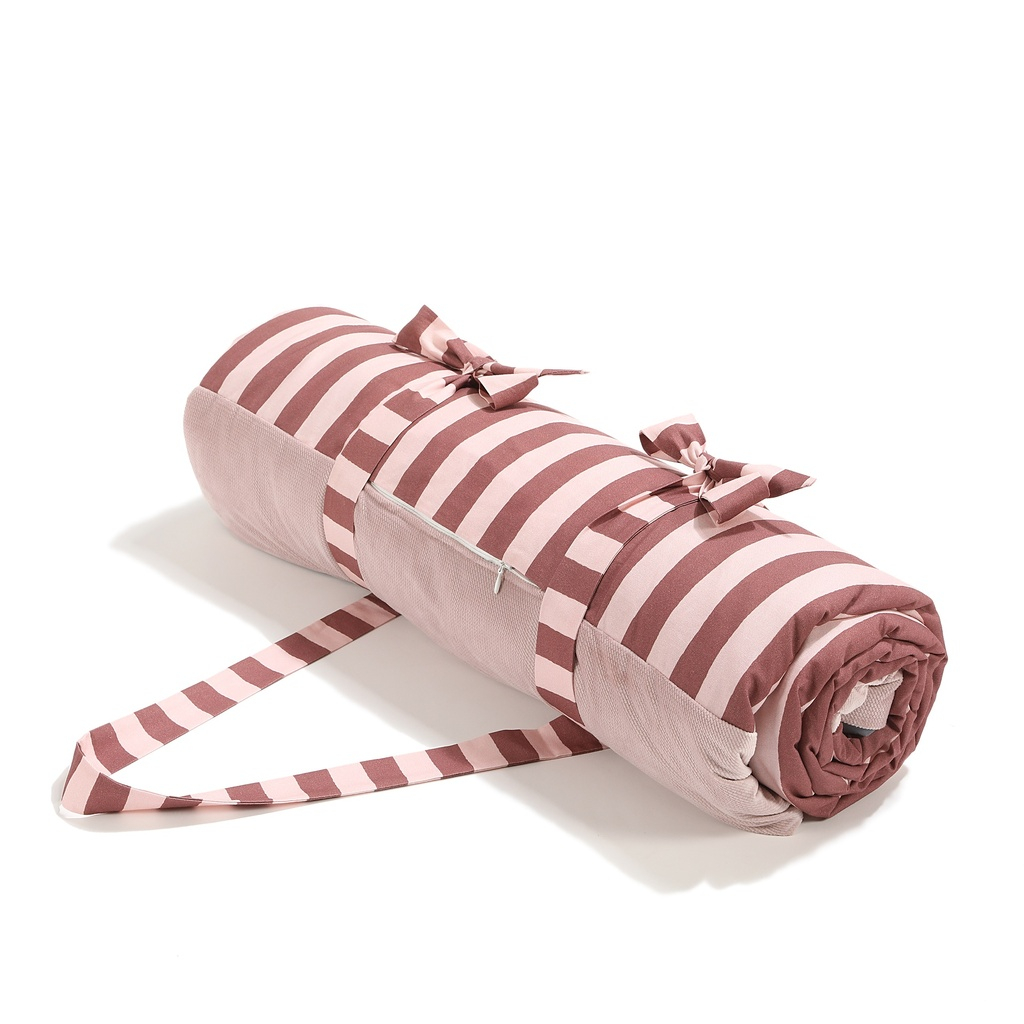 Picnic Quilt XXL STRIPES PINK with defect