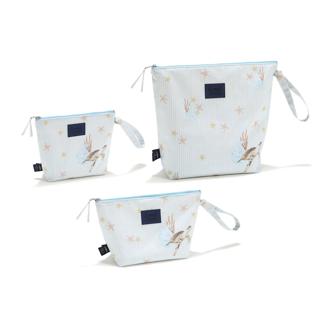 Cosmetic Bag Set SEAWORLD by Magdalena Lamparska
