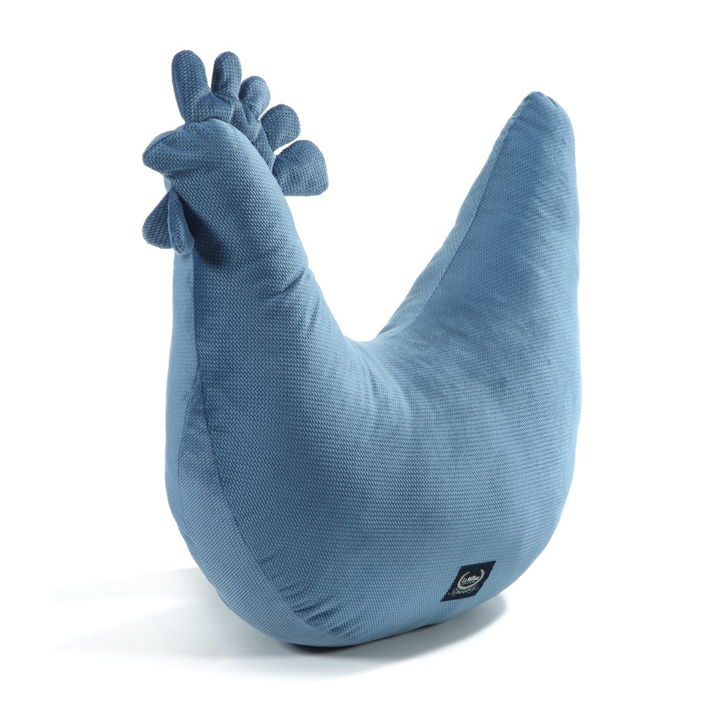 Poduszka Kura Babci Dany Velvet DENIM