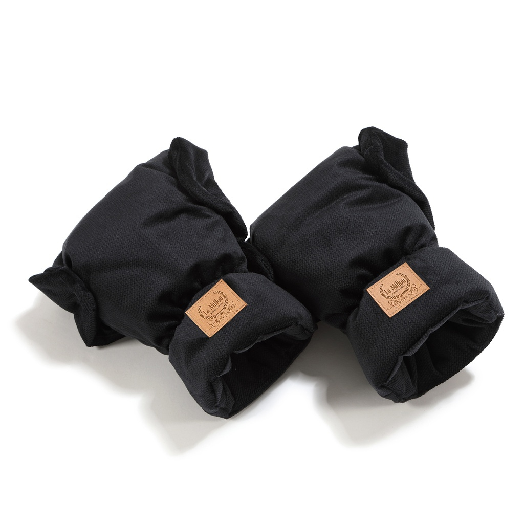 Stroller Gloves Velvet BLACK