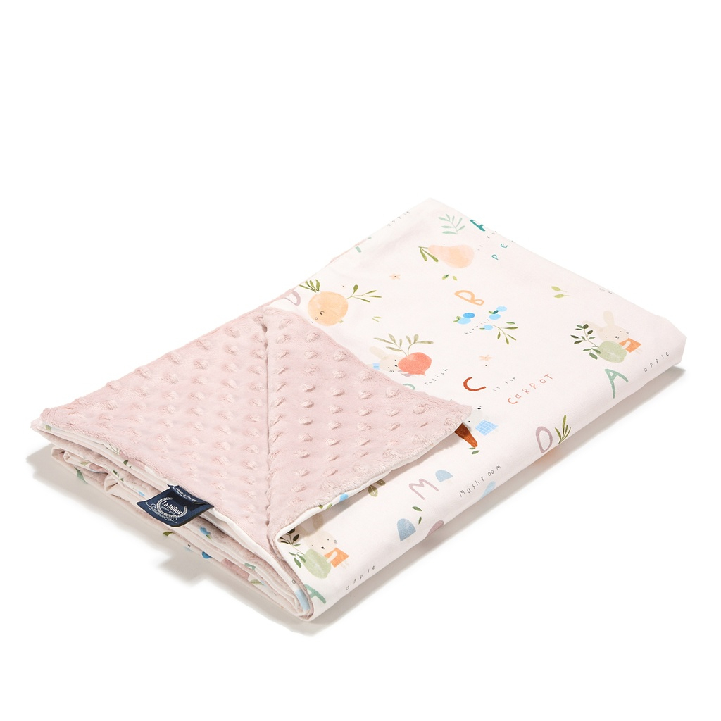 Minky Light Blanket ABC FRUITS