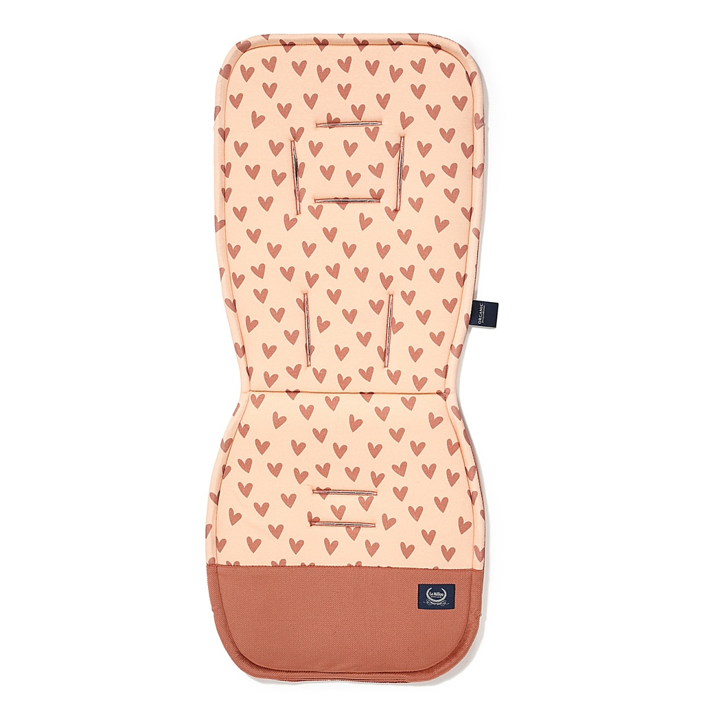 Stroller Seat Liner Jersey HEARTBEAT PINK