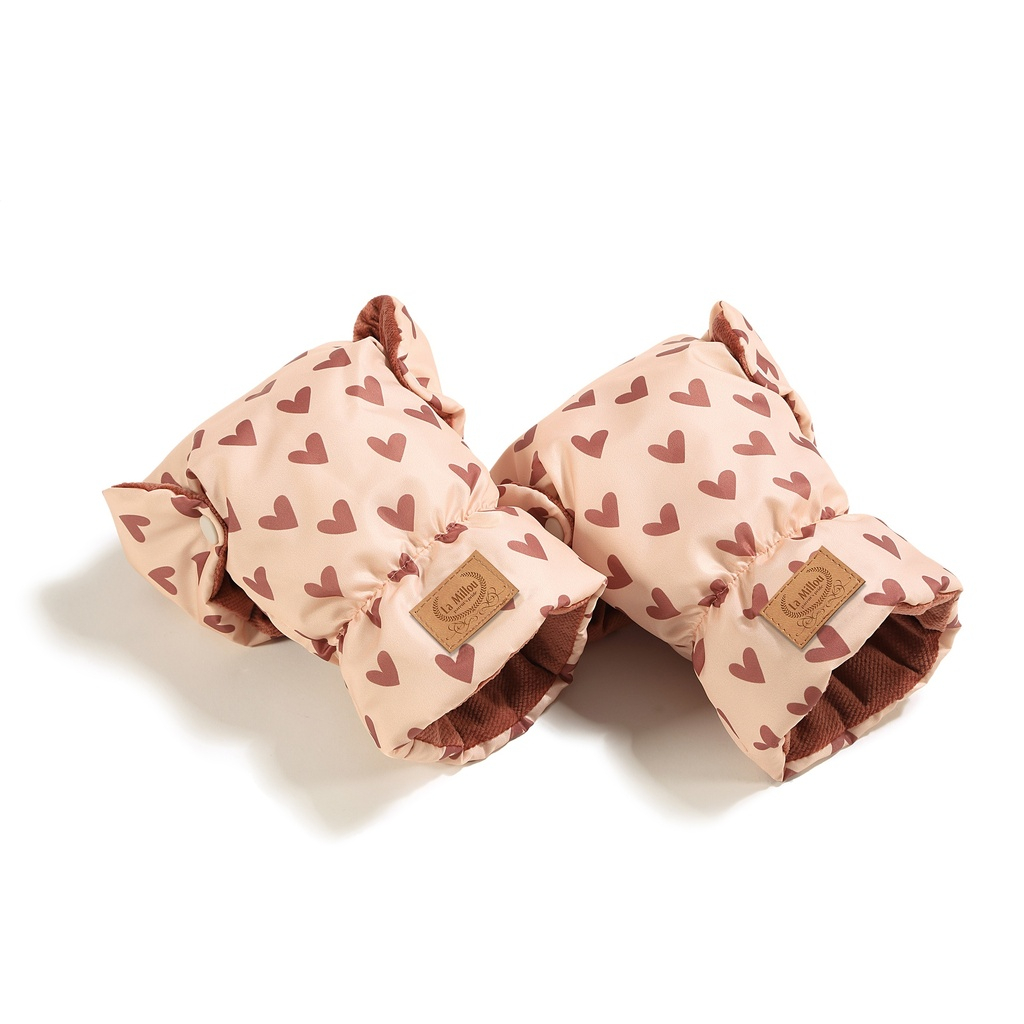 Stroller Gloves HEARTBEAT PINK