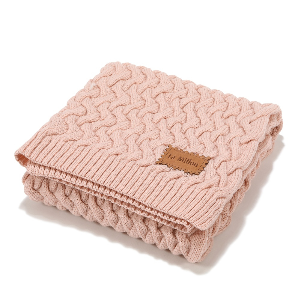 Warm Blanket Merino 100% STONED PINK