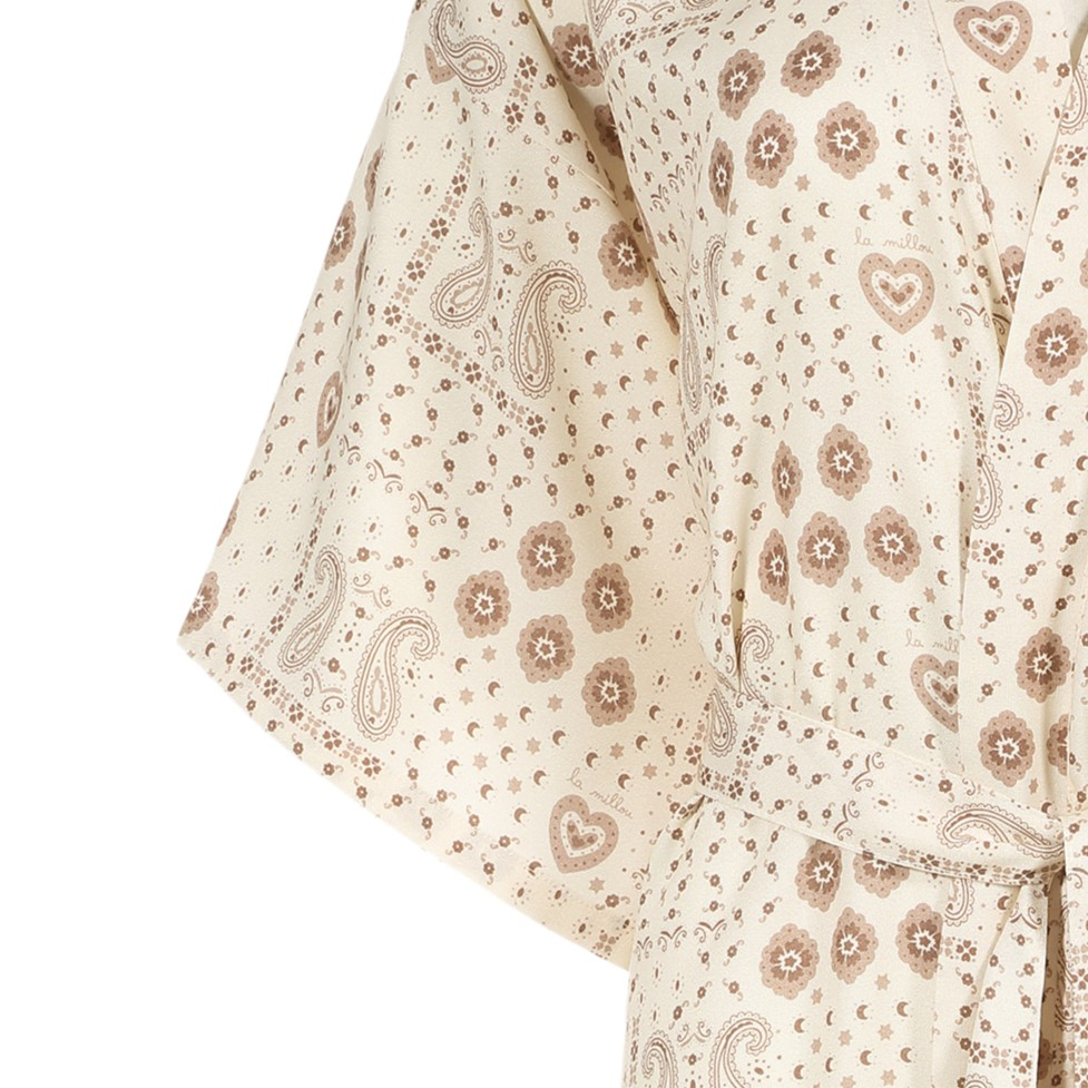Bamboo Kimono BANDANA CREAM