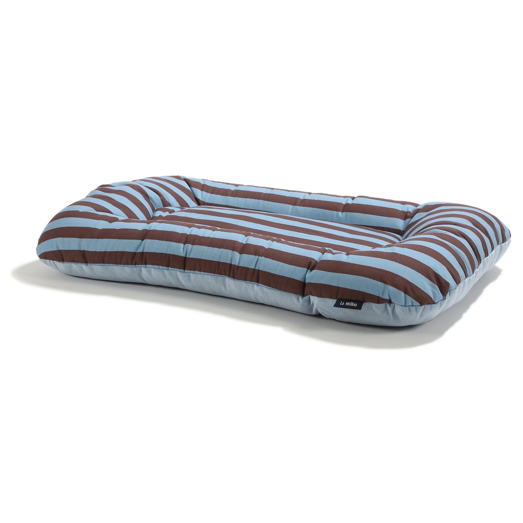 Baby Nest Cotton Velvet STRIPES BLUE