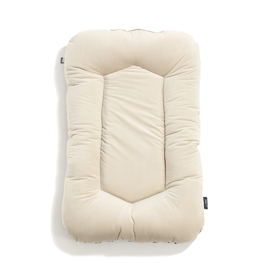 Baby Nest Cotton Velvet STRIPES NAVY