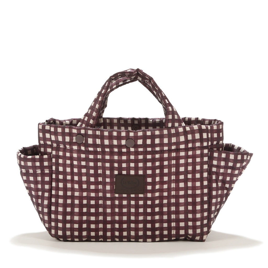 Stroller Organizer Nylon BURGUNDY VICHY