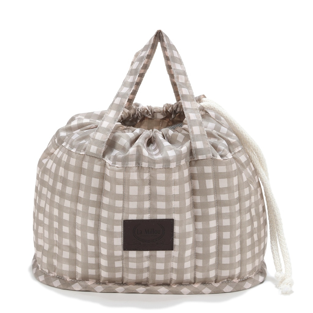 Windel-Organizer Nylon BEIGE VICHY