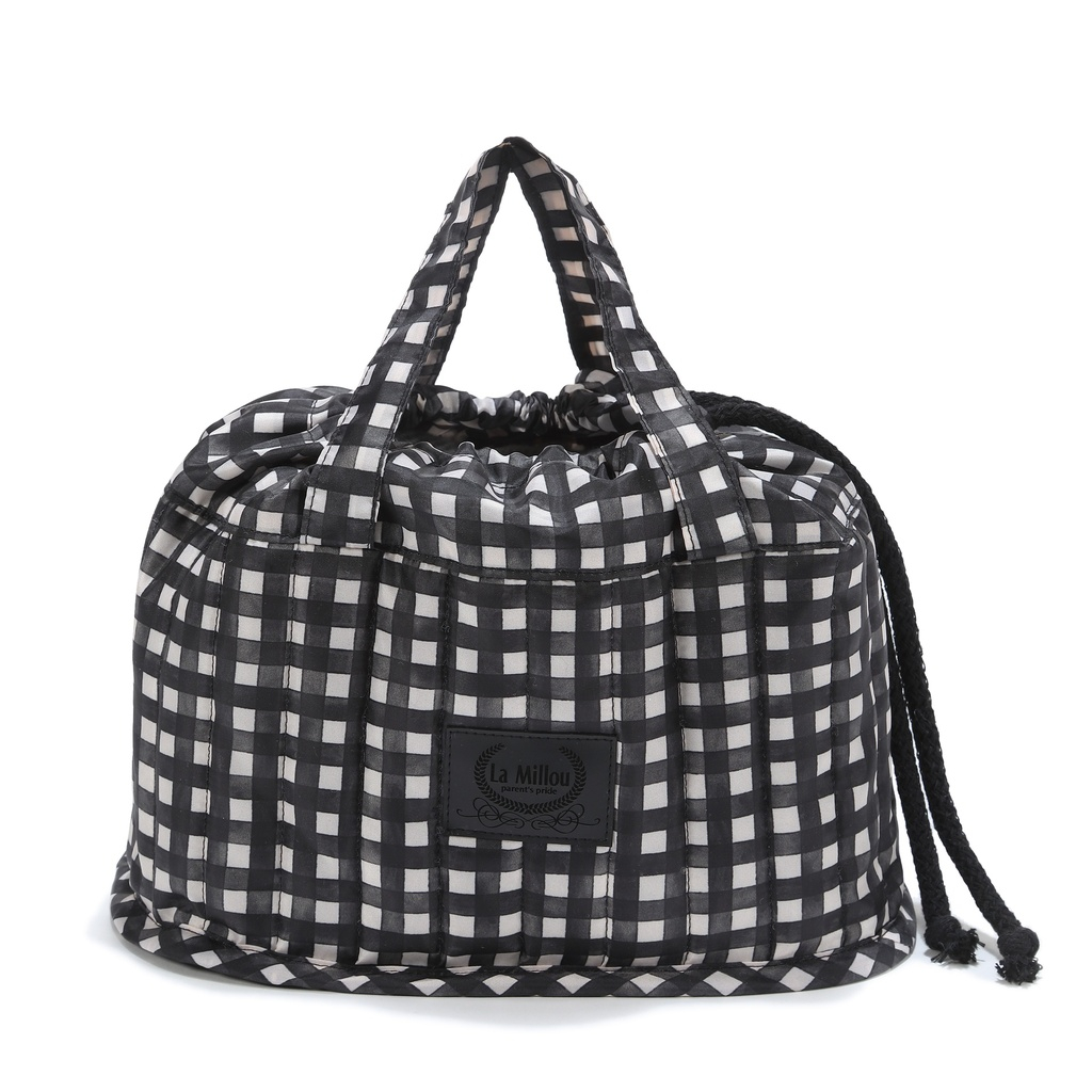 Windel-Organizer Nylon BLACK VICHY