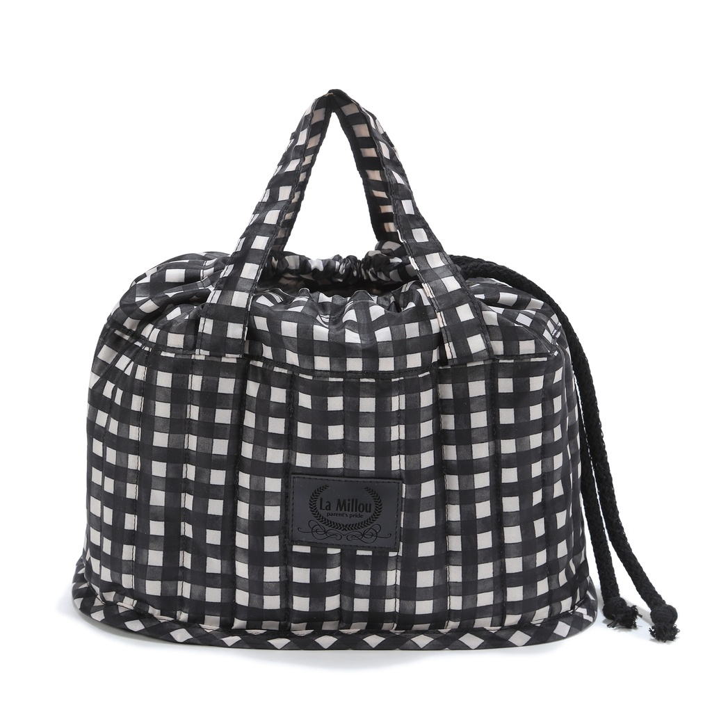 Diaper Organizer Nylon BLACK VICHY