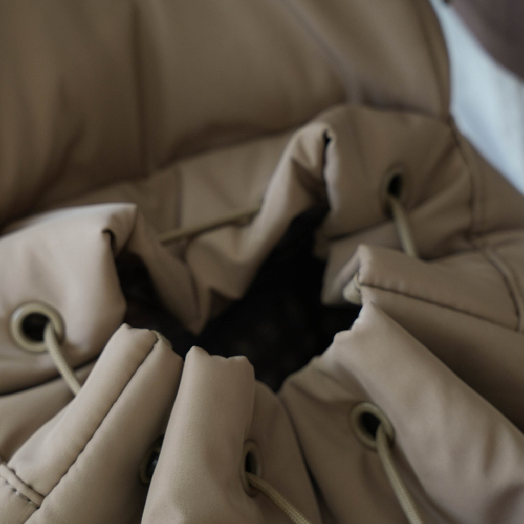 Puffer Backpack BEIGE