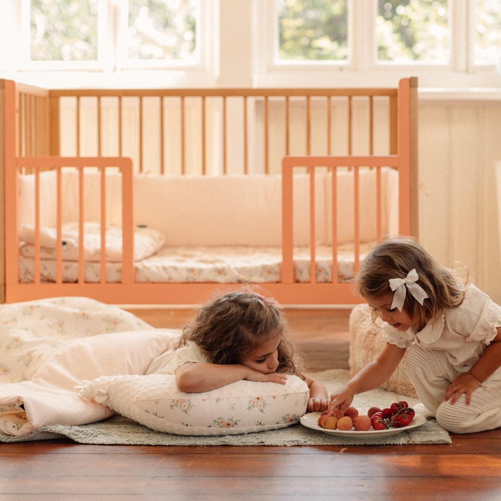 Fitted Cotton Bedsheet with elastic ENGLISH GARDEN