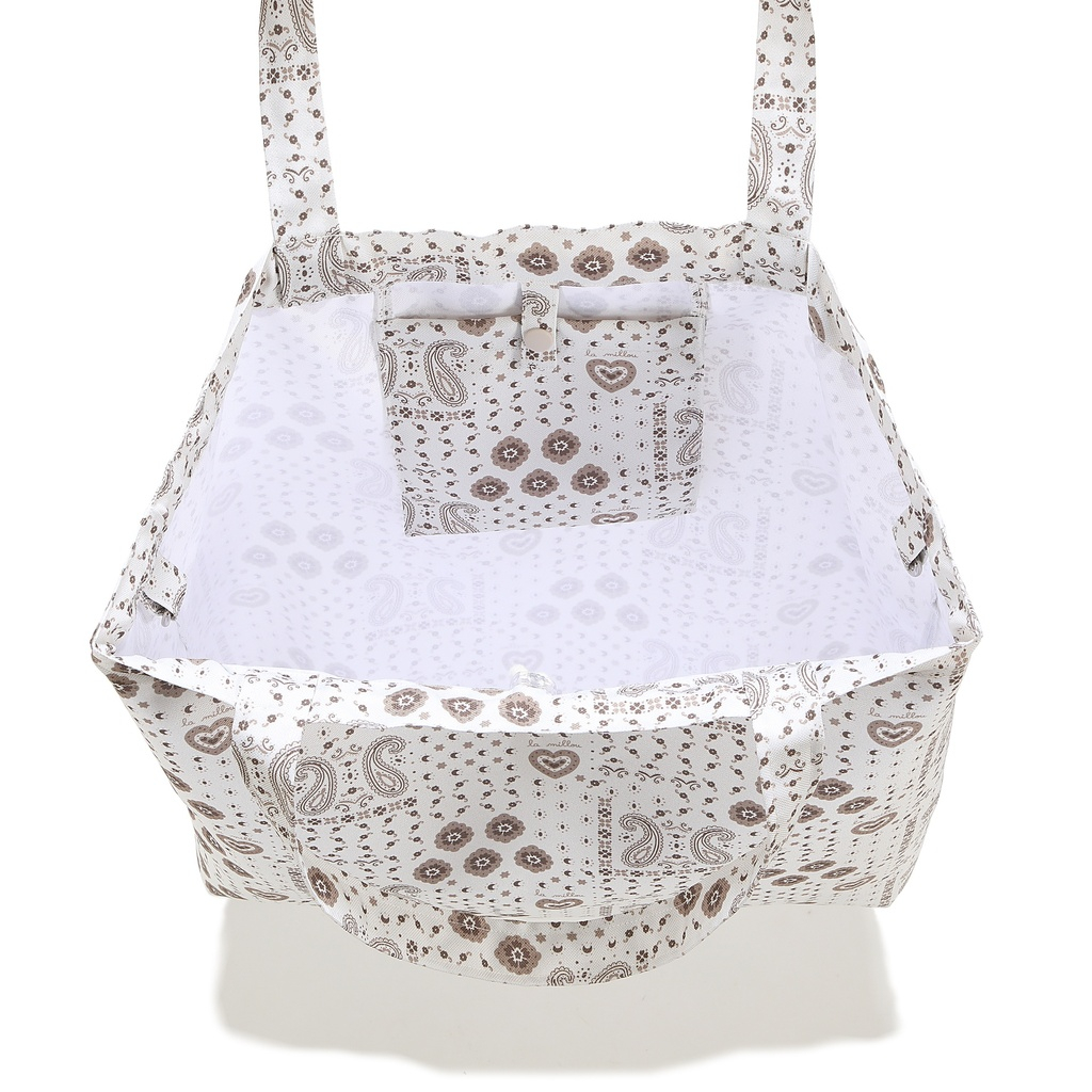 Shopper Bag L BANDANA CREAM