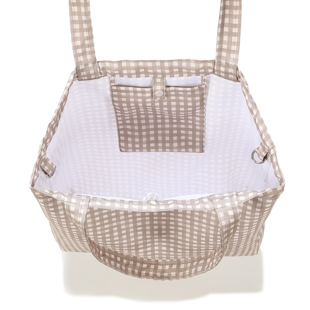 Shopper Bag L BEIGE VICHY