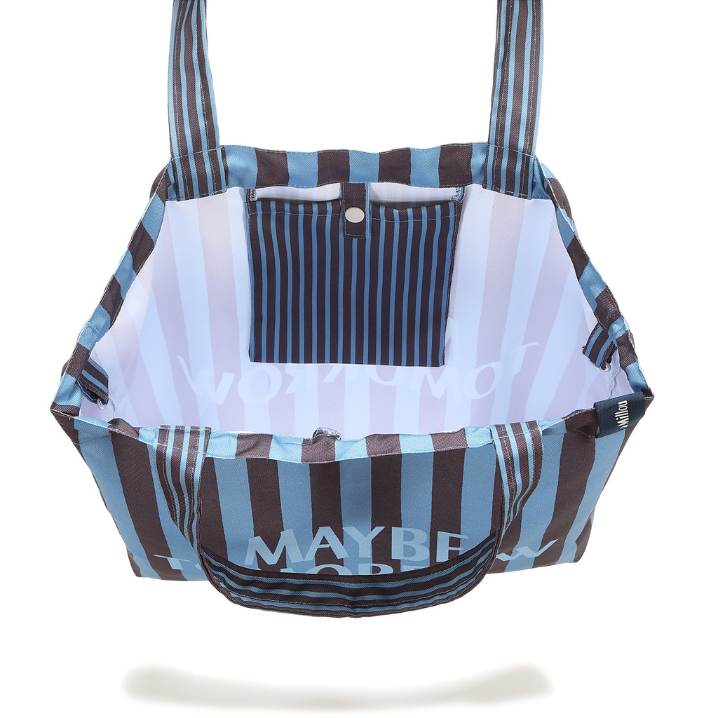 Torba Shopper Bag L STRIPES BLUE