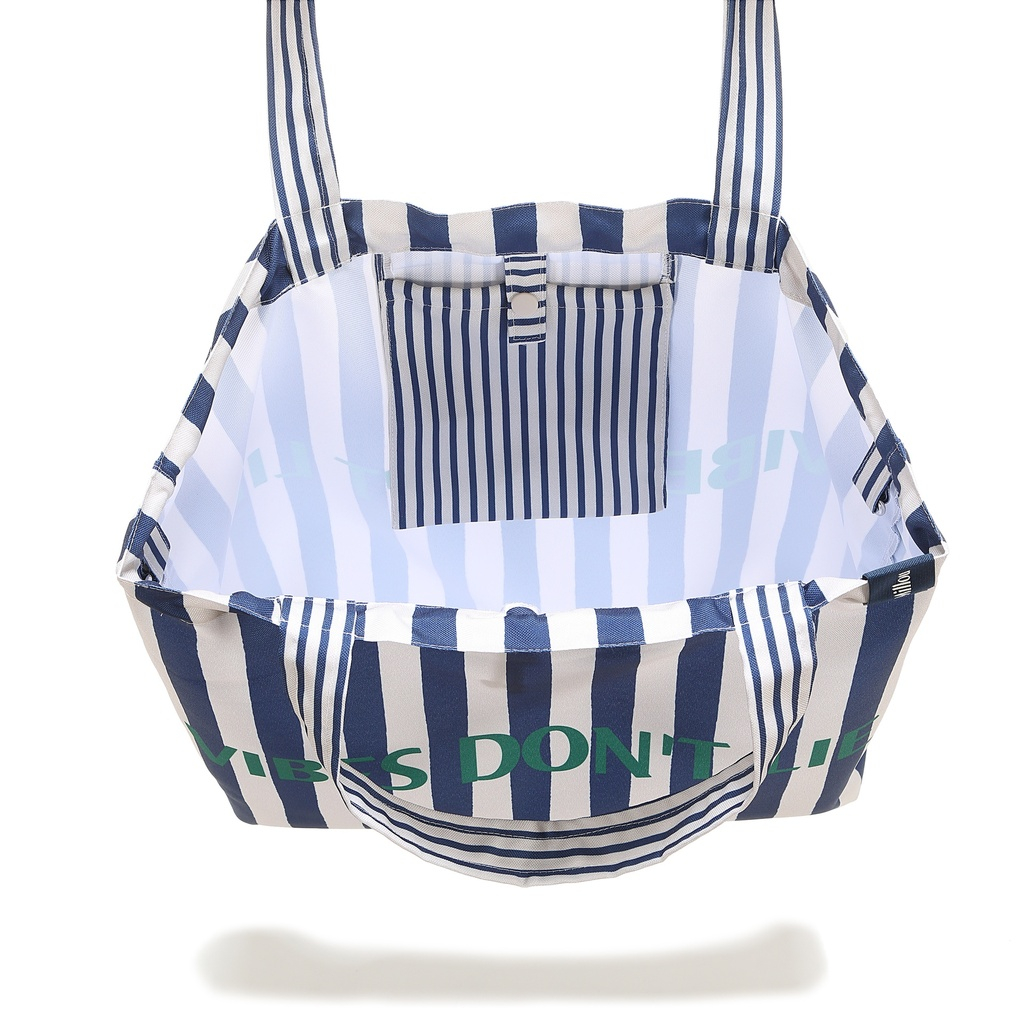 Torba Shopper Bag L STRIPES NAVY
