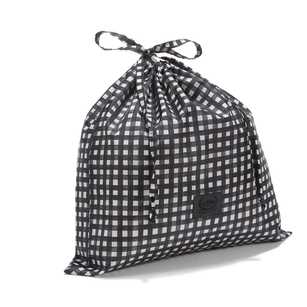 Weekend Bag Nylon BLACK VICHY