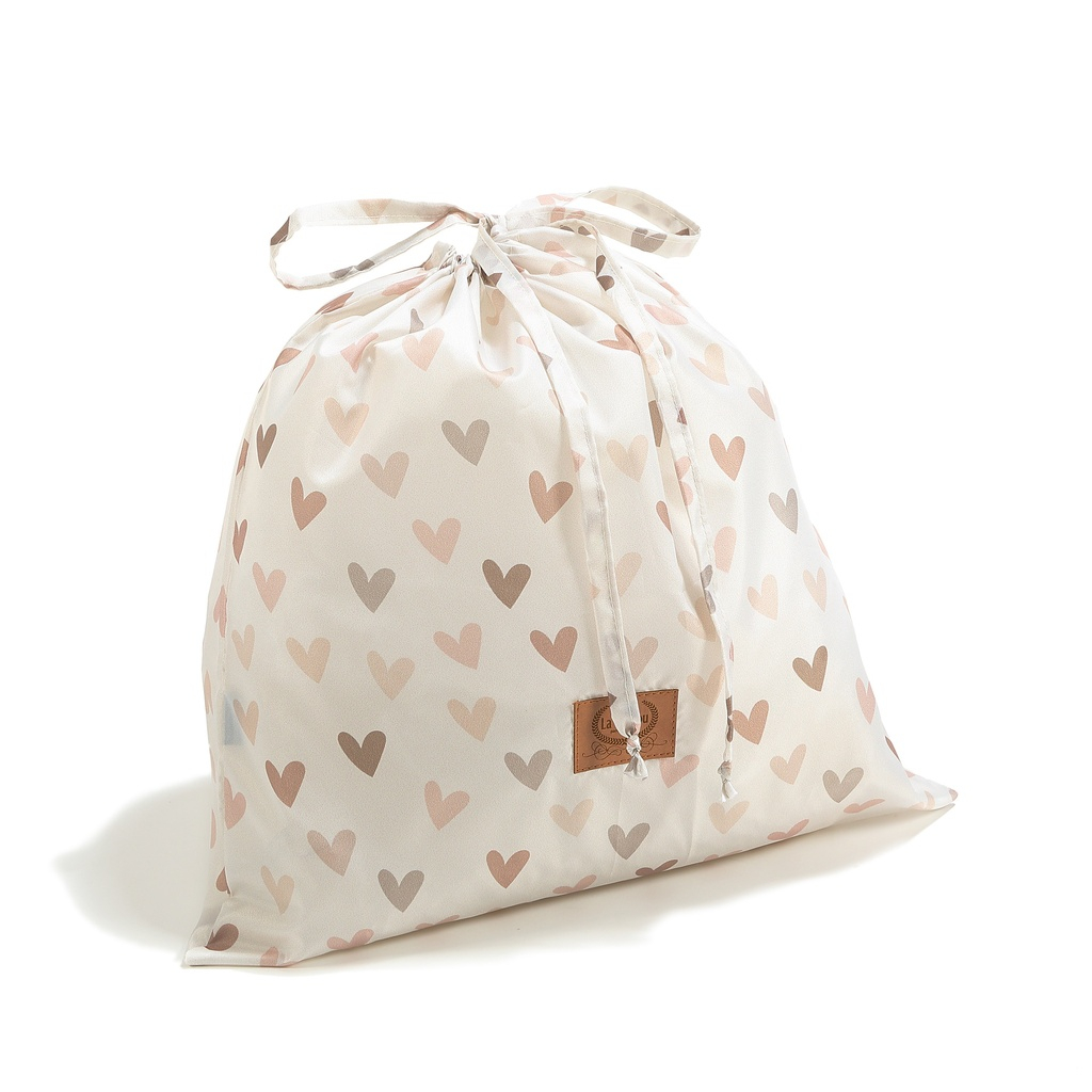 Weekend Bag Nylon HEARTBEAT BEIGE