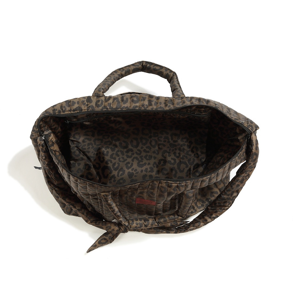 Wochenendtasche Nylon LEOPARD CHOCO by Magdalena Lamparska