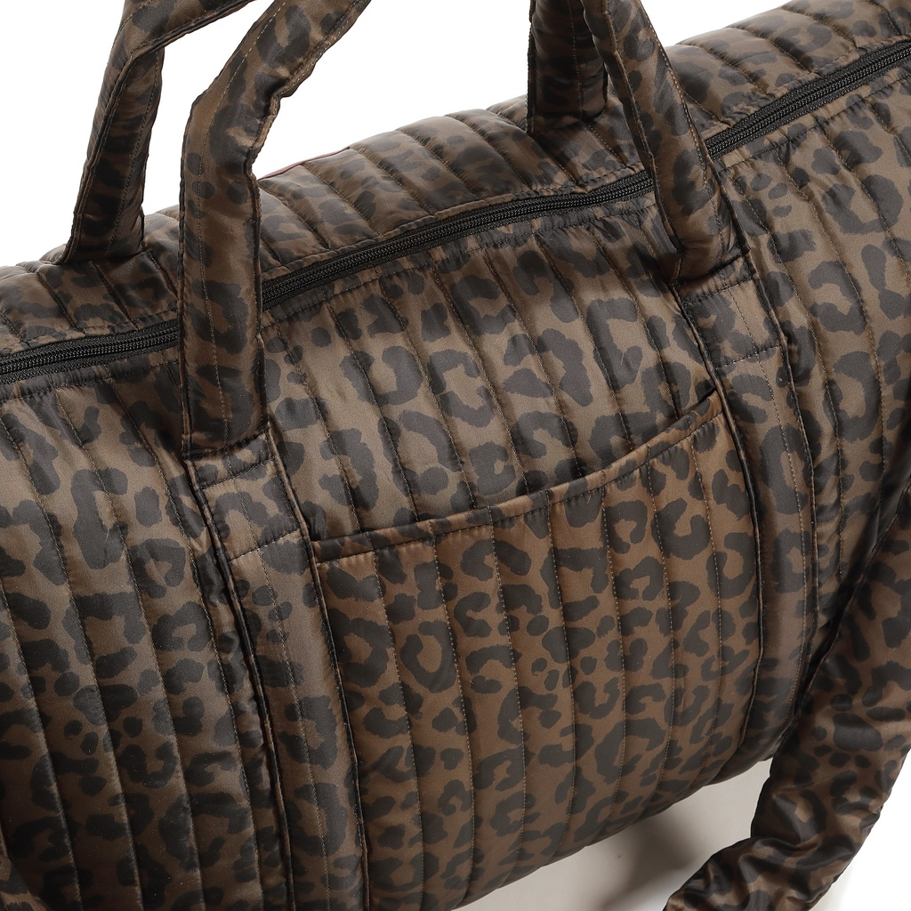Wochenendtasche Nylon LEOPARD CHOCO by Magdalena Lamparska