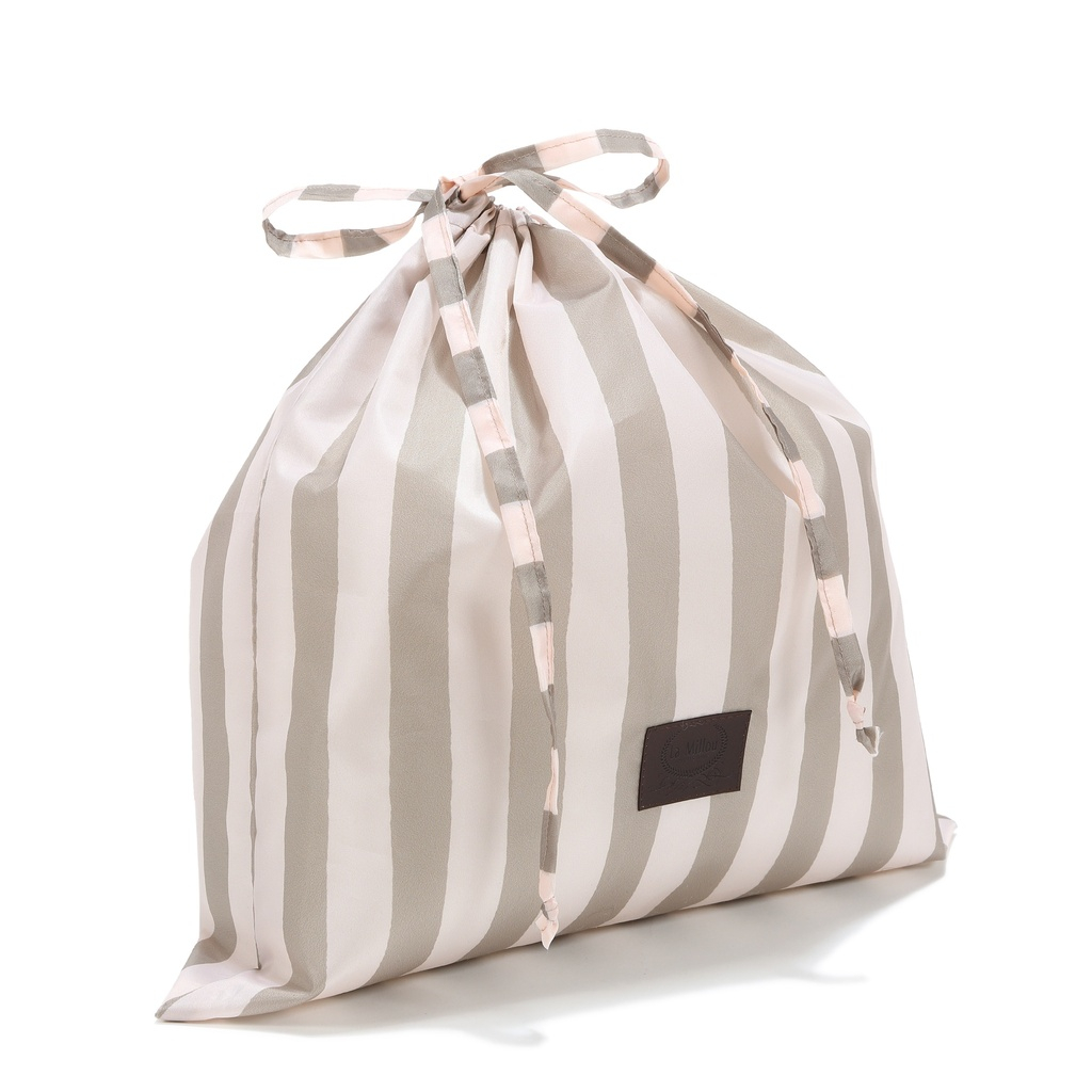 Weekend Bag Nylon STRIPES BEIGE