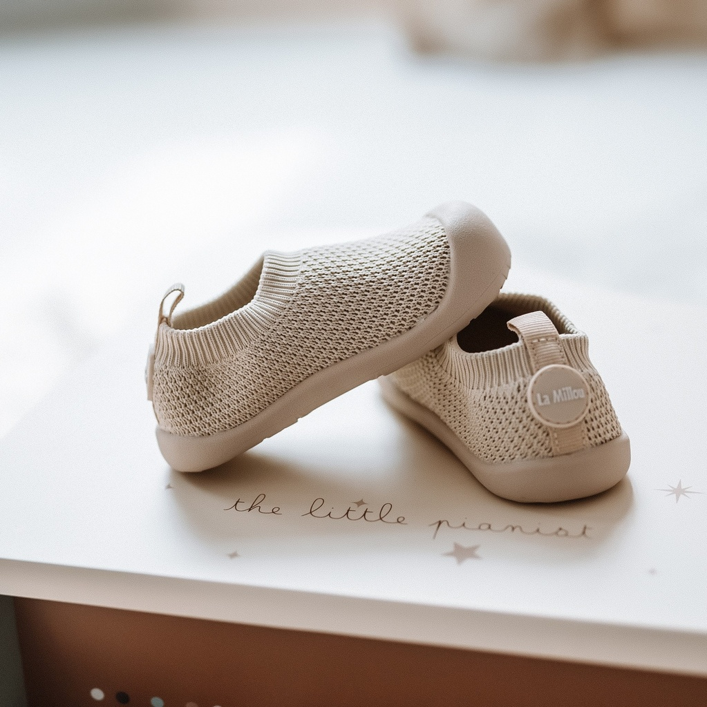 Sneakers Knitted Baby CHAMPAIGNE