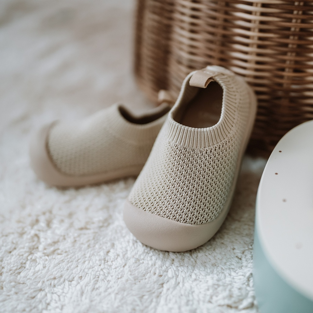 Sneakers Knitted Baby CHAMPAIGNE