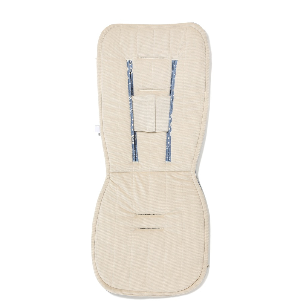 Stroller Seat Liner Cotton Velvet Multi BANDANA DENIM