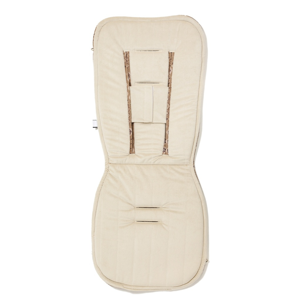 Stroller Seat Liner Cotton Velvet Multi BANDANA MOCCA